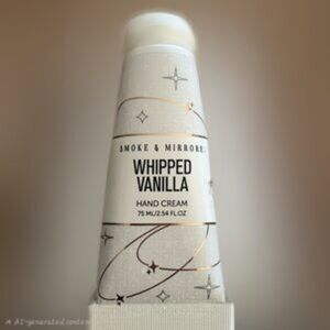 Smoke & Mirrors Whipped Vanilla Hand Cream - White & Gold 2.54oz